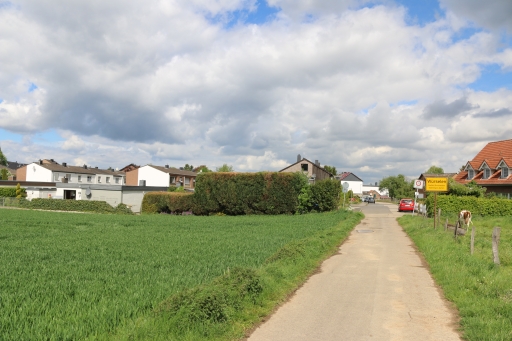 Village entrance Würselen Linden-Neusen - Römerweg