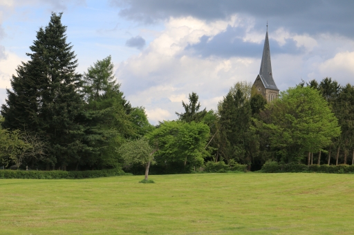 Ansicht von St. Nikolaus vom Römerweg