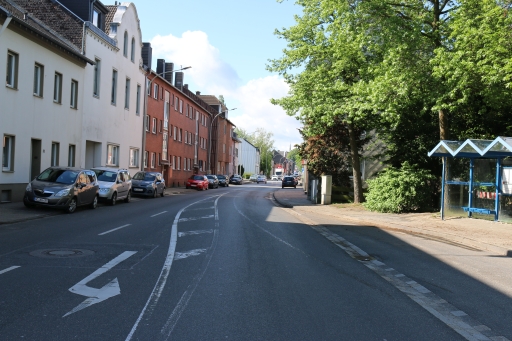 Jülicher Straße auf Höhe der Nassauer Straße Richtung Weiden