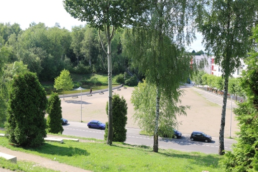 Kalkhaldenpark Dreiecksplatz von der Halde aus