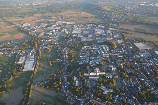 Rhein-Maas-Klinikum, industrial area Aachener Kreuz