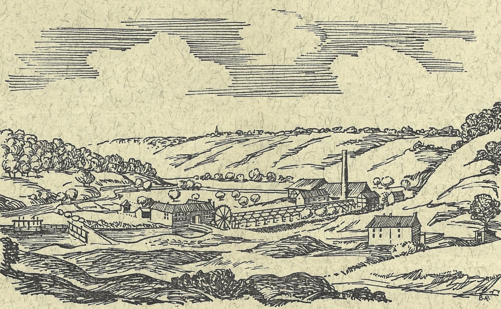 Die alte Grube Teut im Wurmtal (um 1780)