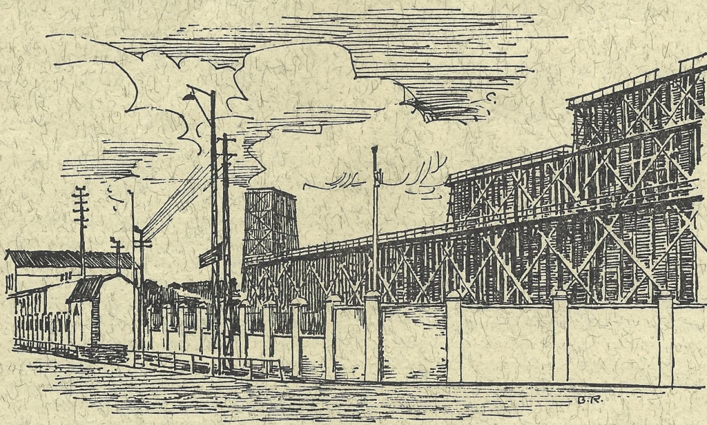 Anlagen der 1929 eingestellten Sodafabrikation an der Krefelder Straße