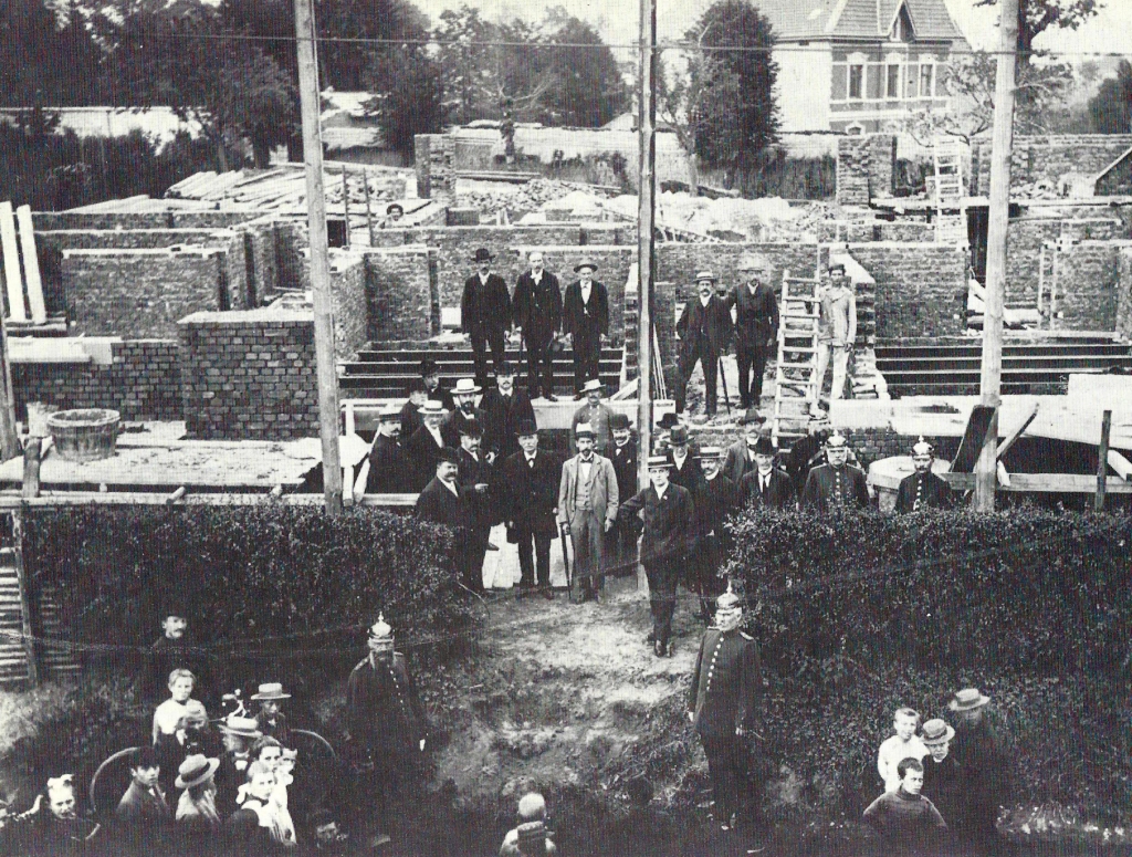 Old Town Hall during construction