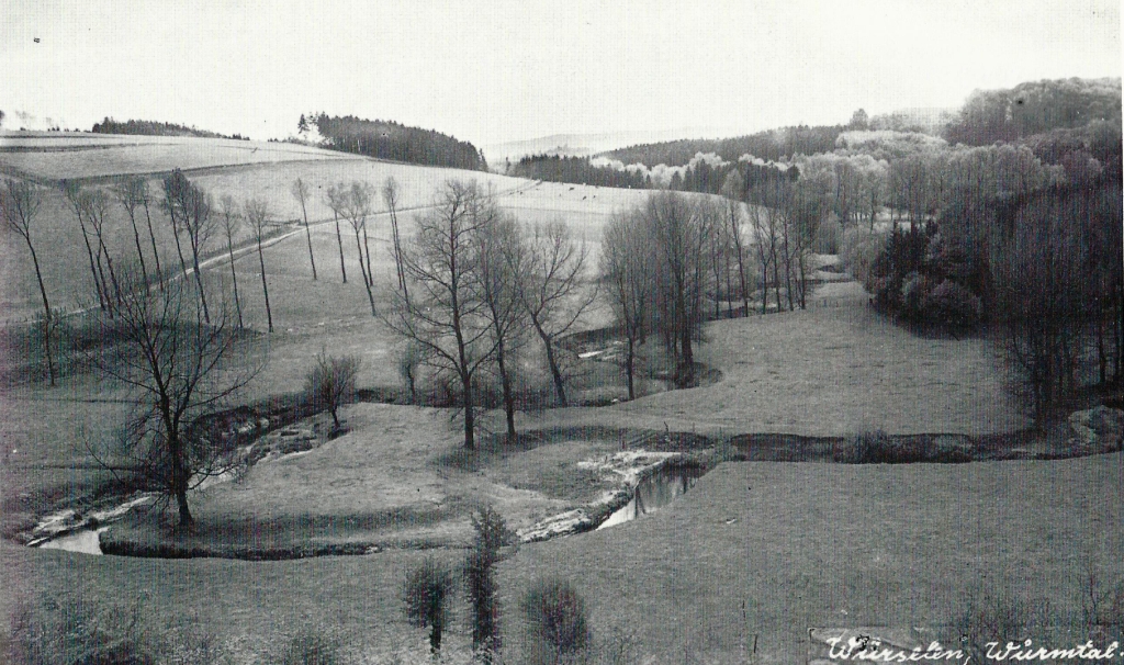 View into the Wurm valley, 1930