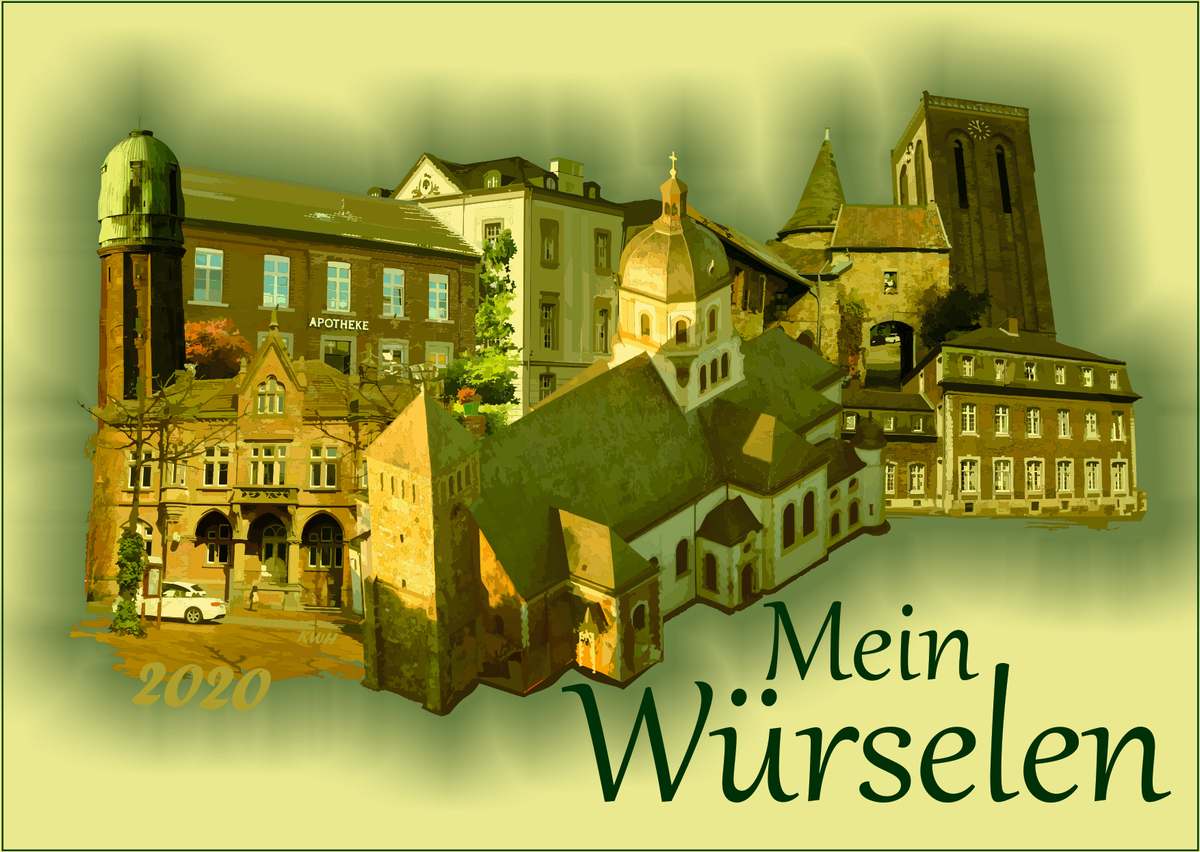 Collage Würselen