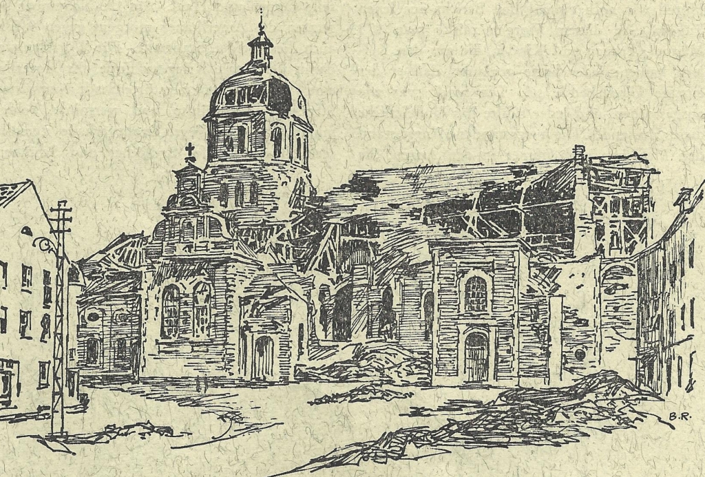 St. Sebastian Parish Church after World War II