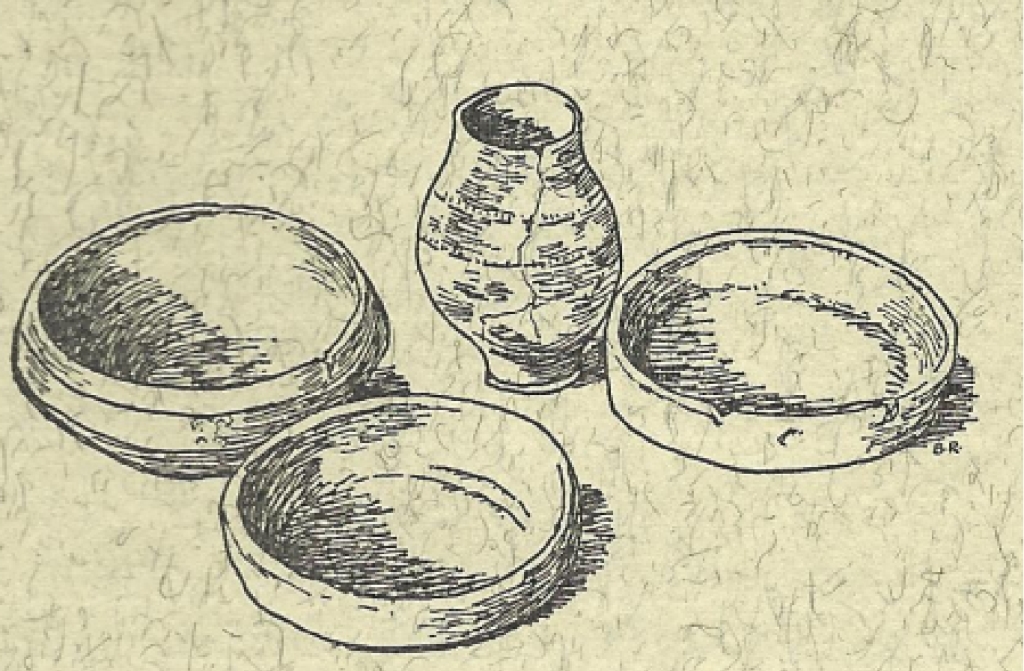 Potteries from a Germanic tomb near Kaisersruh