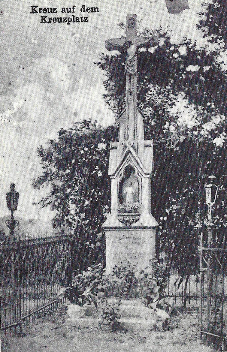 Kreuz auf dem Kreuzplatz 1908